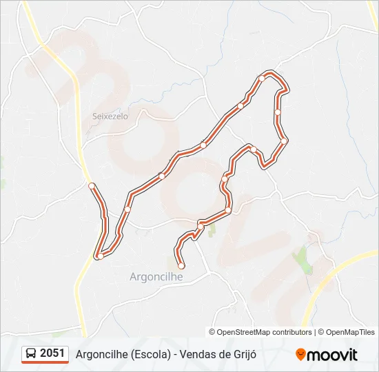 2051 Bus Line Map