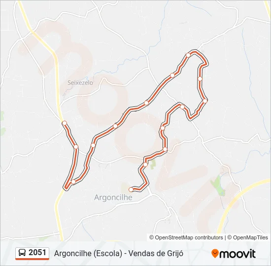 2051 Bus Line Map