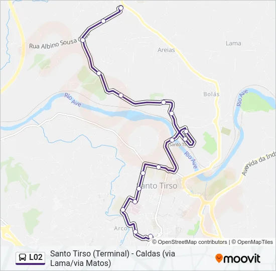 L02 Bus Line Map