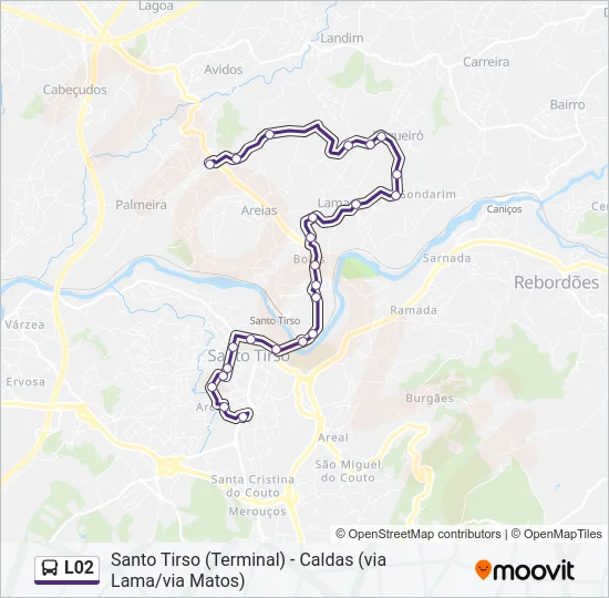 L02 Bus Line Map