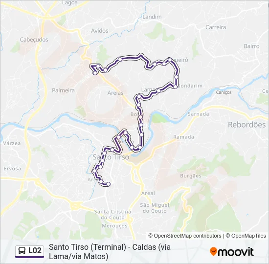 L02 Bus Line Map