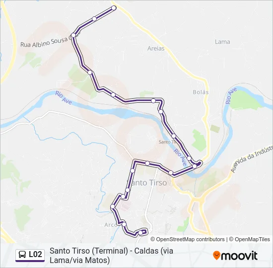 L02 Bus Line Map