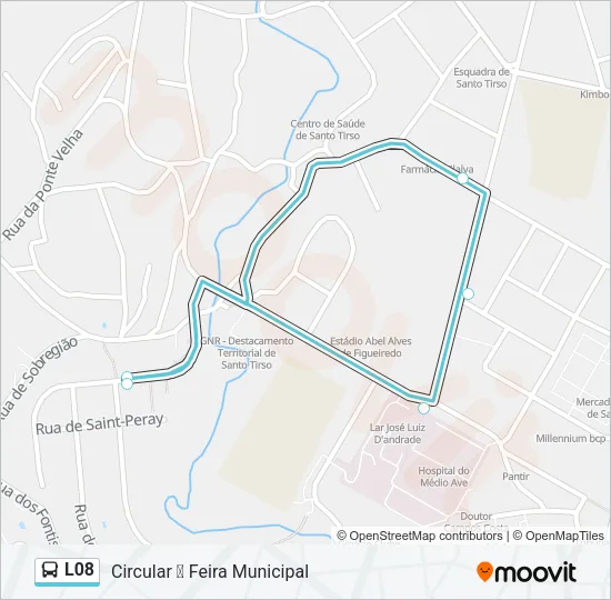 L08 Bus Line Map