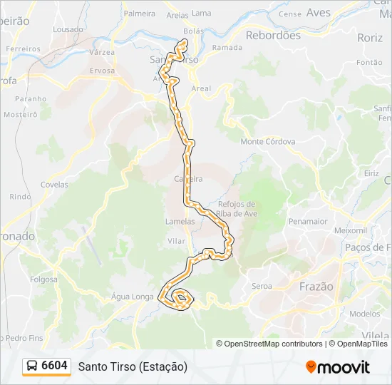 6604 Bus Line Map