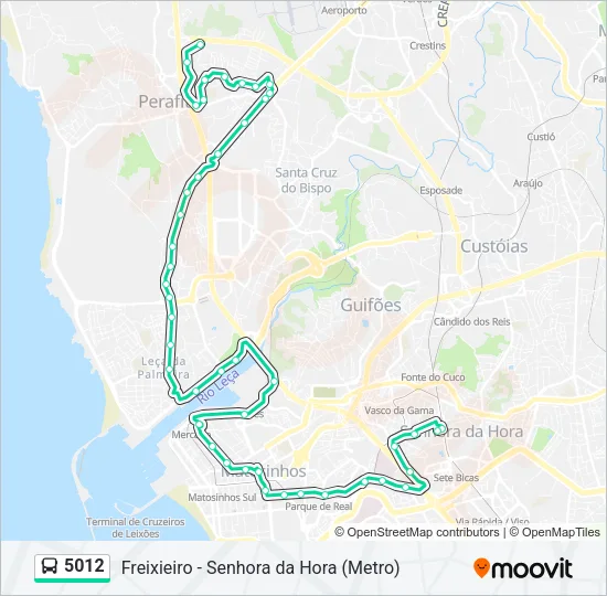 5012 Bus Line Map