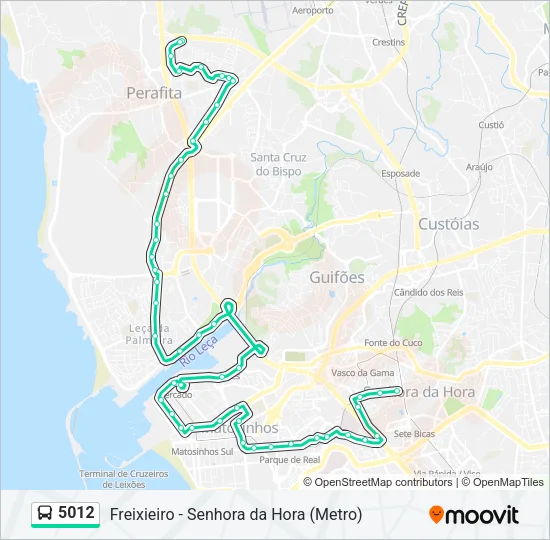 5012 Bus Line Map