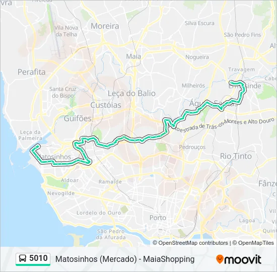 5010 Bus Line Map