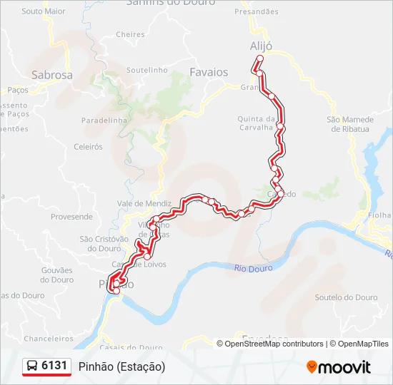 6131 Bus Line Map