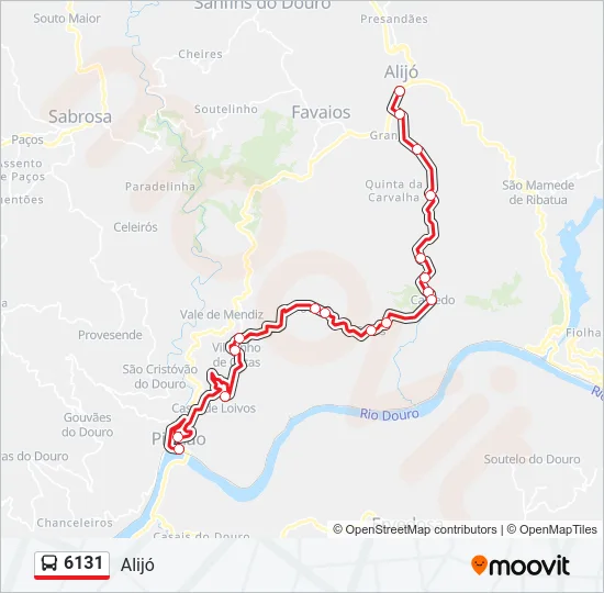 6131 Bus Line Map