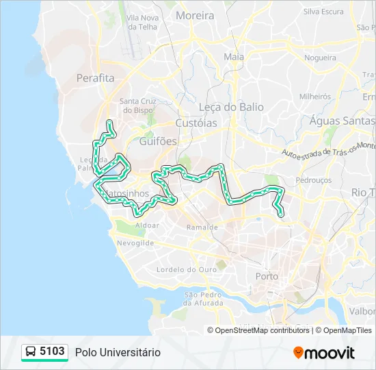 5103 Bus Line Map