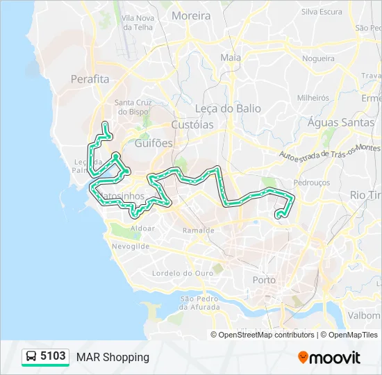 5103 Bus Line Map