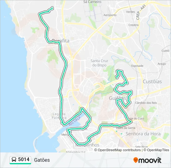 5014 Bus Line Map