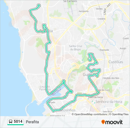 5014 Bus Line Map
