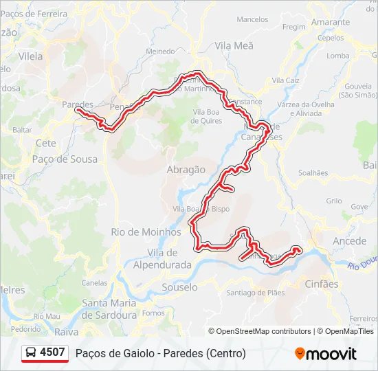 4507 Bus Line Map