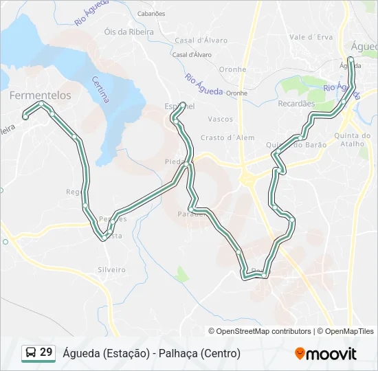 29 Bus Line Map