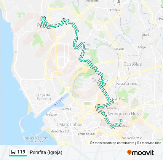 119 Bus Line Map
