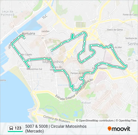 123 Bus Line Map