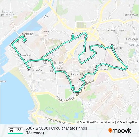 123 Bus Line Map