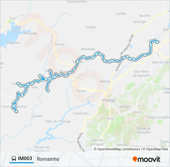IM003 Bus Line Map