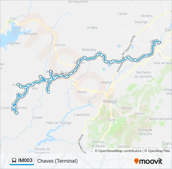 IM003 Bus Line Map