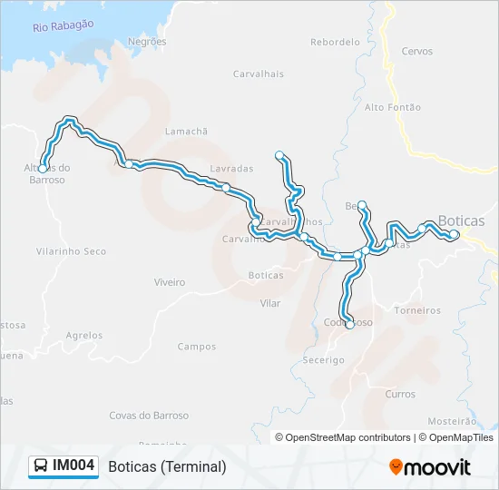 IM004 Bus Line Map