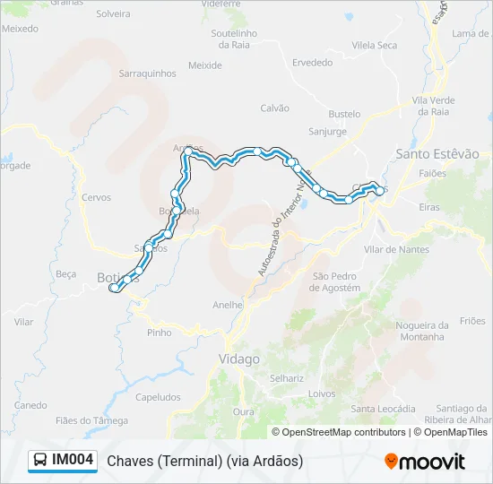 IM004 Bus Line Map
