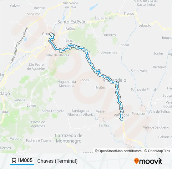 IM005 Bus Line Map