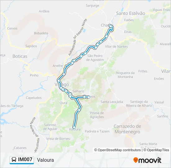 IM007 Bus Line Map