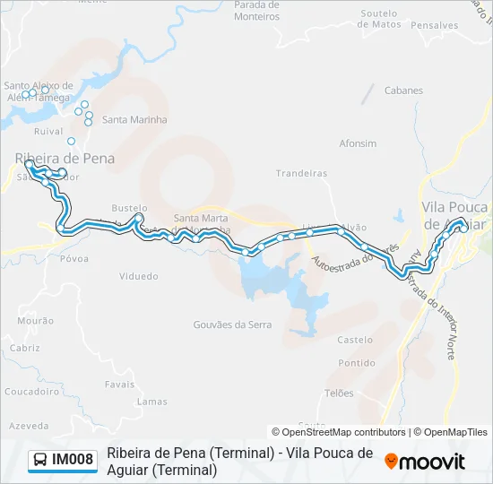 IM008 Bus Line Map