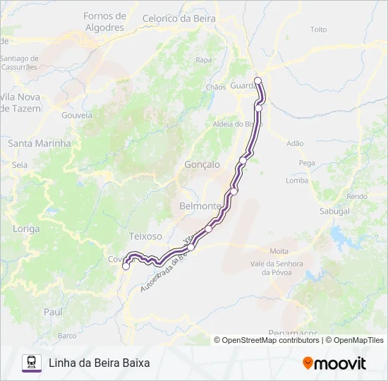 L. BEIRA BAIXA  Line Map