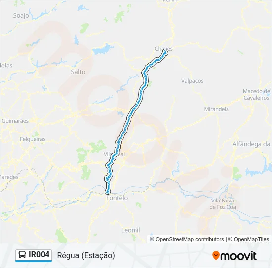 IR004 Bus Line Map