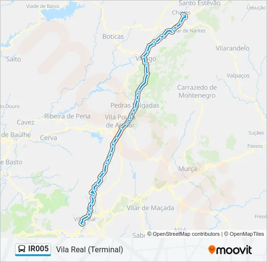 IR005 Bus Line Map
