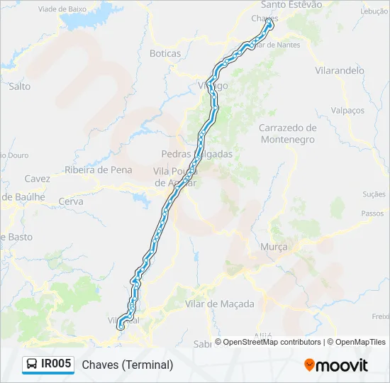 IR005 Bus Line Map