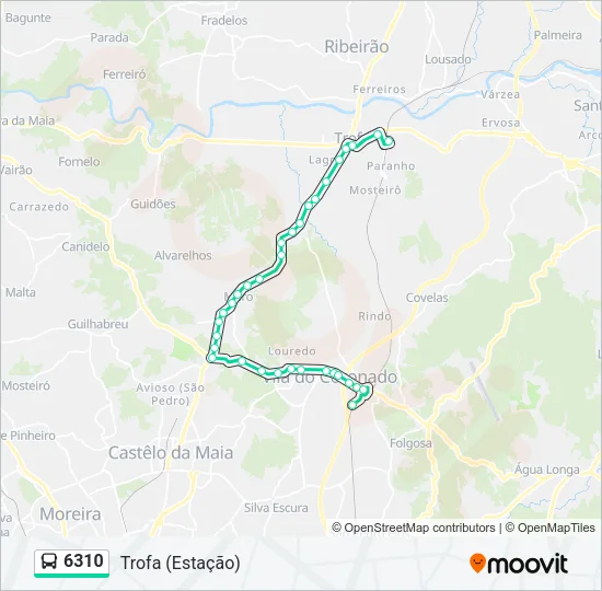 6310 Bus Line Map