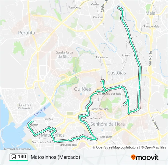 130  Line Map