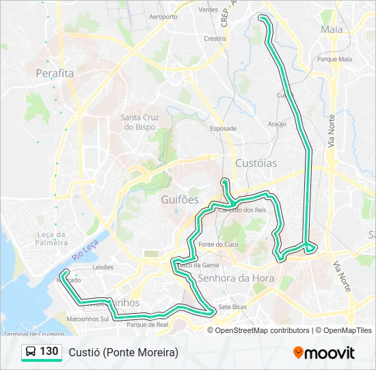 130  Line Map