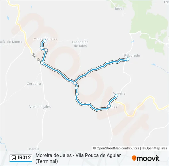 IR012 Bus Line Map
