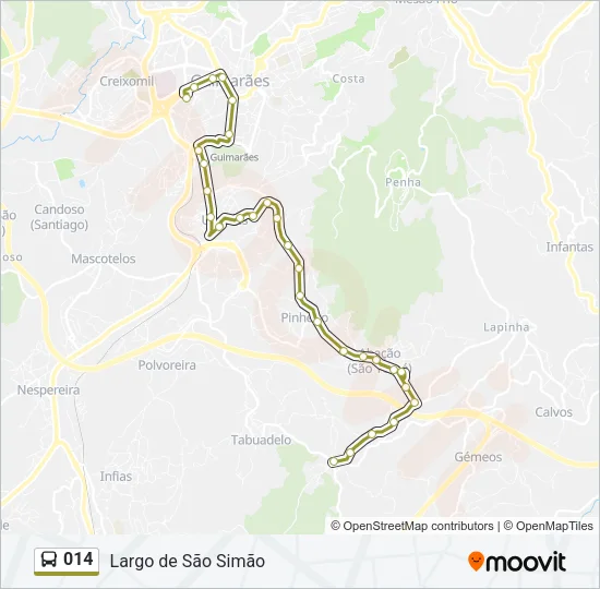 014 Bus Line Map