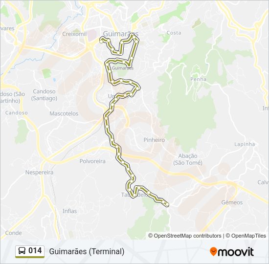 014 Bus Line Map