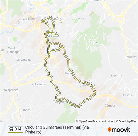 014 Bus Line Map