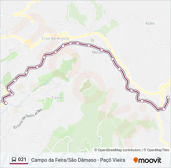 021 Bus Line Map