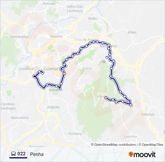 022 Bus Line Map