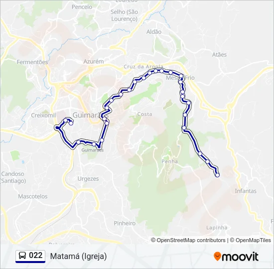 022 Bus Line Map