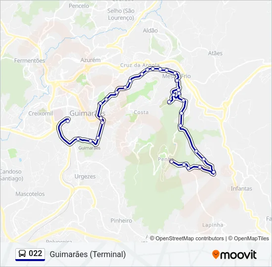 022 Bus Line Map