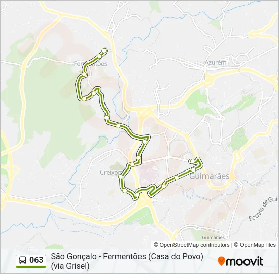 063 Bus Line Map