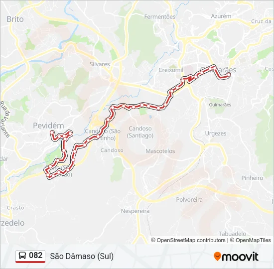 082 Bus Line Map