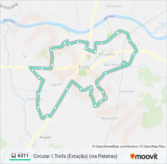 6311 Bus Line Map
