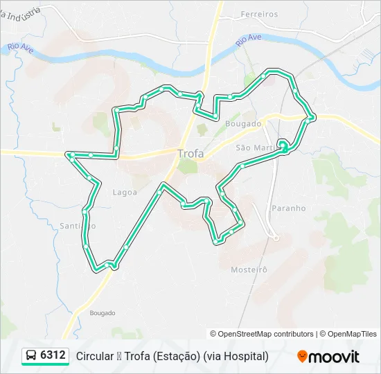 6312 Bus Line Map