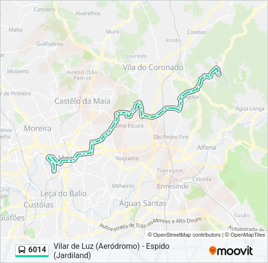 6014 Bus Line Map
