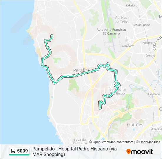 5009 Bus Line Map